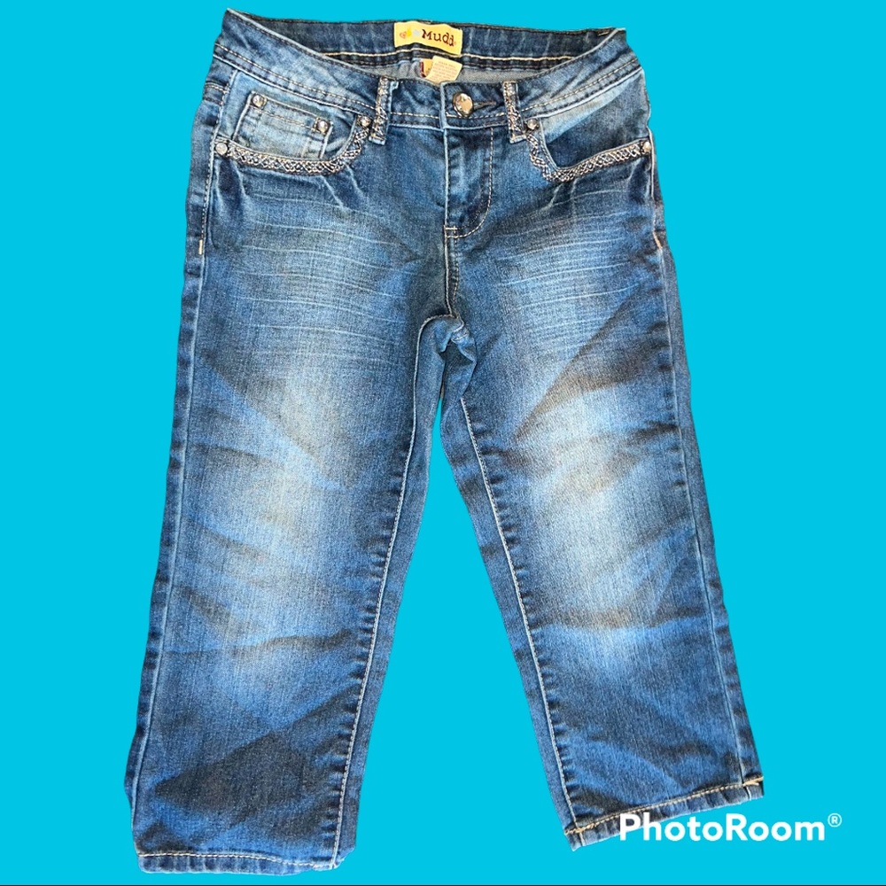 Mudd Girl’s Jean Capri Pants Size 10